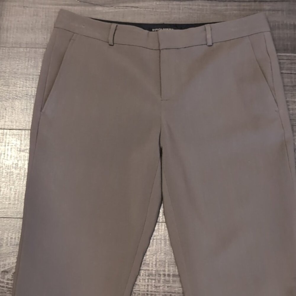 Banana Republic Ryan Pants Slim Straight Leg Trousers Mid Rise Crocodile Size 4 - Picture 10 of 14